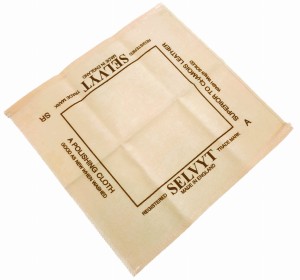 ŚCIERECZKA POLERSKA DO ZEGARKÓW ZŁOTA STALI SELVYT 25 X 25 CM