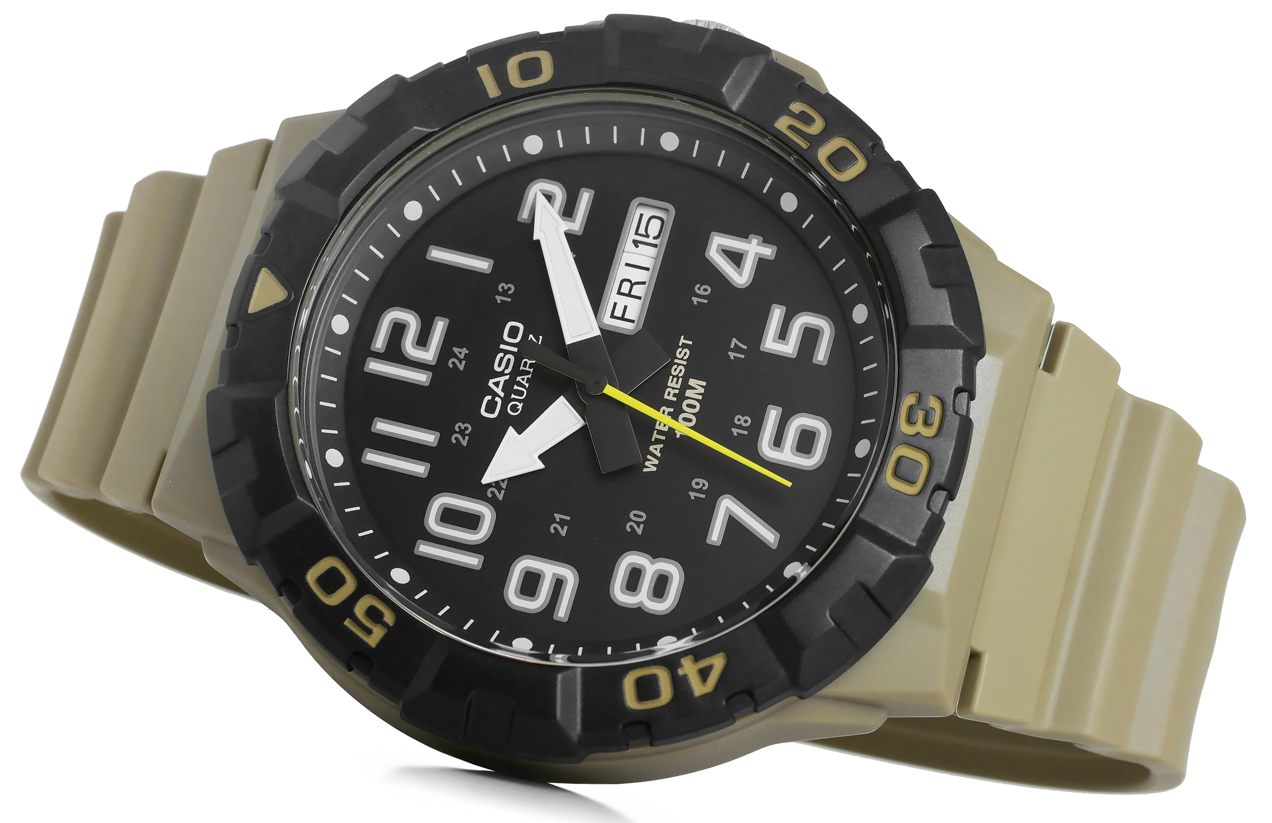 Casio Orologio Sportivo MRW-210H-5AVCF - Impermeabile 100m, Quarzo, Display Giorno/Data